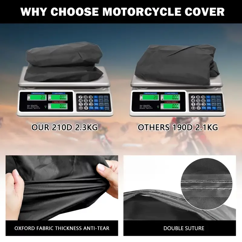 Prelata husa neagra cu puf argintiu interior moto scuter XL 230cmx125cm­x95