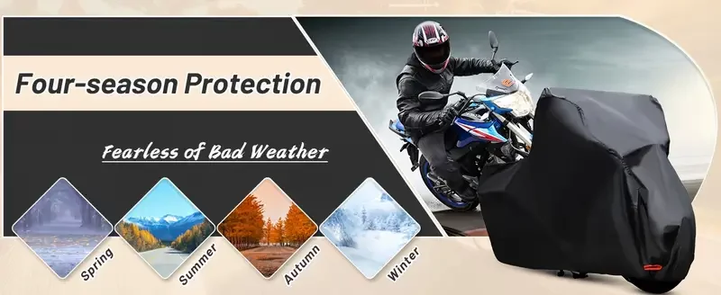 Prelata husa neagra cu puf argintiu interior moto scuter XL 230cmx125cm­x95