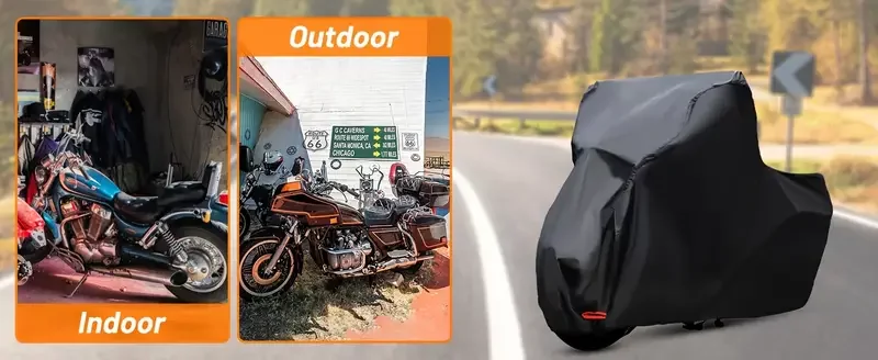 Prelata husa neagra cu puf argintiu interior moto scuter XL 230cmx125cm­x95