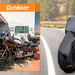 Prelata husa neagra cu puf argintiu interior moto scuter XL 230cmx125cm­x95